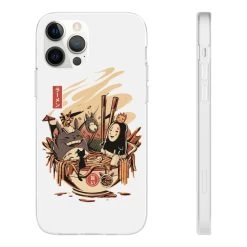 Totoro And No Face Ramen Bath IPhone Cases -Ghibli Shop 68167 36 2