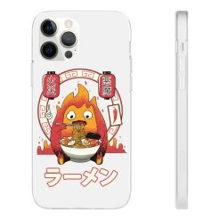 Howl’s Moving Castle – Calcifer Loves Ramen IPhone Cases -Ghibli Shop 68167 36