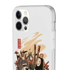 Totoro And No Face Ramen Bath IPhone Cases -Ghibli Shop 68167 37 2
