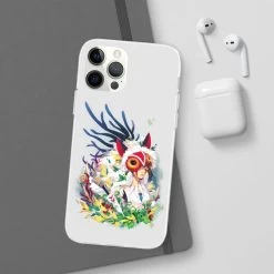 Princess Mononoke Colorful Portrait IPhone Cases -Ghibli Shop 68167 387