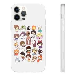 Ghibli Movie Characters Cute Chibi Collection IPhone Cases -Ghibli Shop 68167 400