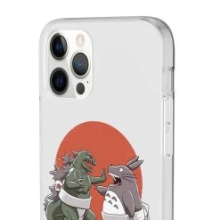 Totoro Vs Godzilla Sumo IPhone Cases -Ghibli Shop 68167 455