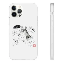 Totoro And The Girls Ink Painting IPhone Cases 31 Totoro And The Girls Ink Painting IPhone Cases -Ghibli Shop 68167 54 2