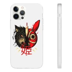 Princess Mononoke Mask & Wolf IPhone Cases -Ghibli Shop 68167 6 2