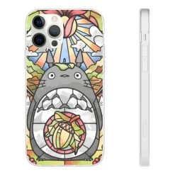Totoro Stained Glass Art IPhone Cases -Ghibli Shop 68167 640
