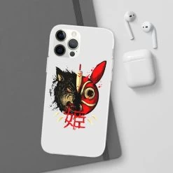 Princess Mononoke Mask & Wolf IPhone Cases -Ghibli Shop 68167 8 2