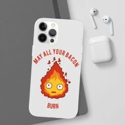 Calcifer: May All Your Bacon Burn IPhone Cases -Ghibli Shop 68168 116 1