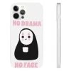 No Drama, No Face IPhone Cases 1 No Drama, No Face IPhone Cases -Ghibli Shop 68168 159