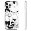 Princess Mononoke Black & White IPhone Cases 2 Princess Mononoke Black & White IPhone Cases -Ghibli Shop 68168 198