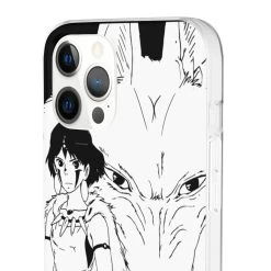 Princess Mononoke Black & White IPhone Cases -Ghibli Shop 68168 199