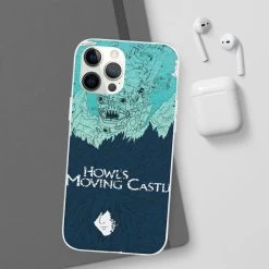 Howl’s Moving Castle Blue Tone Art IPhone Cases -Ghibli Shop 68168 209