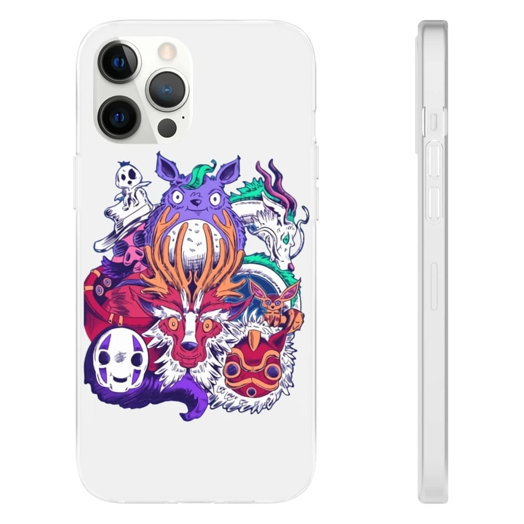 Ghibli Characters Creepy Style IPhone Cases 15 Ghibli Characters Creepy Style IPhone Cases - Image 13