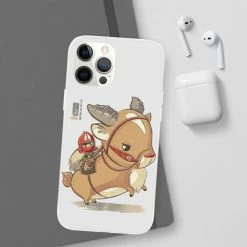 Princess Mononoke Ashitaka And Yakul Chibi IPhone Cases -Ghibli Shop 68168 26