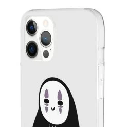 Cute No Face Kaonashi Drinking Hot Tea IPhone Cases -Ghibli Shop 68168 313