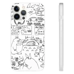 Totoro Original Character Sketch IPhone Cases -Ghibli Shop 68168 33