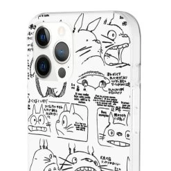Totoro Original Character Sketch IPhone Cases -Ghibli Shop 68168 34