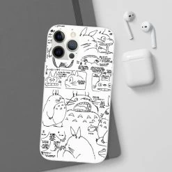 Totoro Original Character Sketch IPhone Cases -Ghibli Shop 68168 35