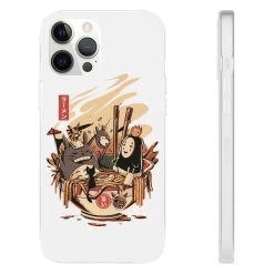 Totoro And No Face Ramen Bath IPhone Cases -Ghibli Shop 68168 36 2