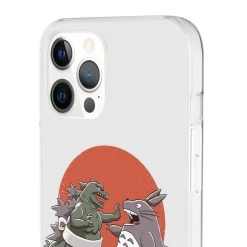 Totoro Vs Godzilla Sumo IPhone Cases -Ghibli Shop 68168 454