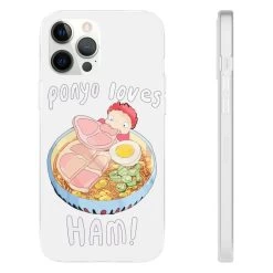 Ponyo Loves Ham IPhone Cases -Ghibli Shop 68168 48