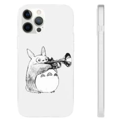 Totoro And The Trumpet IPhone Cases -Ghibli Shop 68168 51 1