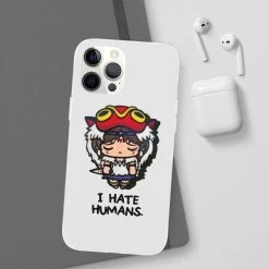 Princess Mononoke Chibi – I Hate Humans IPhone Cases -Ghibli Shop 68168 518