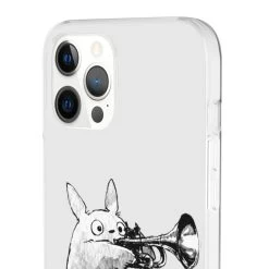 Totoro And The Trumpet IPhone Cases -Ghibli Shop 68168 52 1