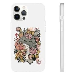 Totoro By The Flowers IPhone Cases -Ghibli Shop 68168 537