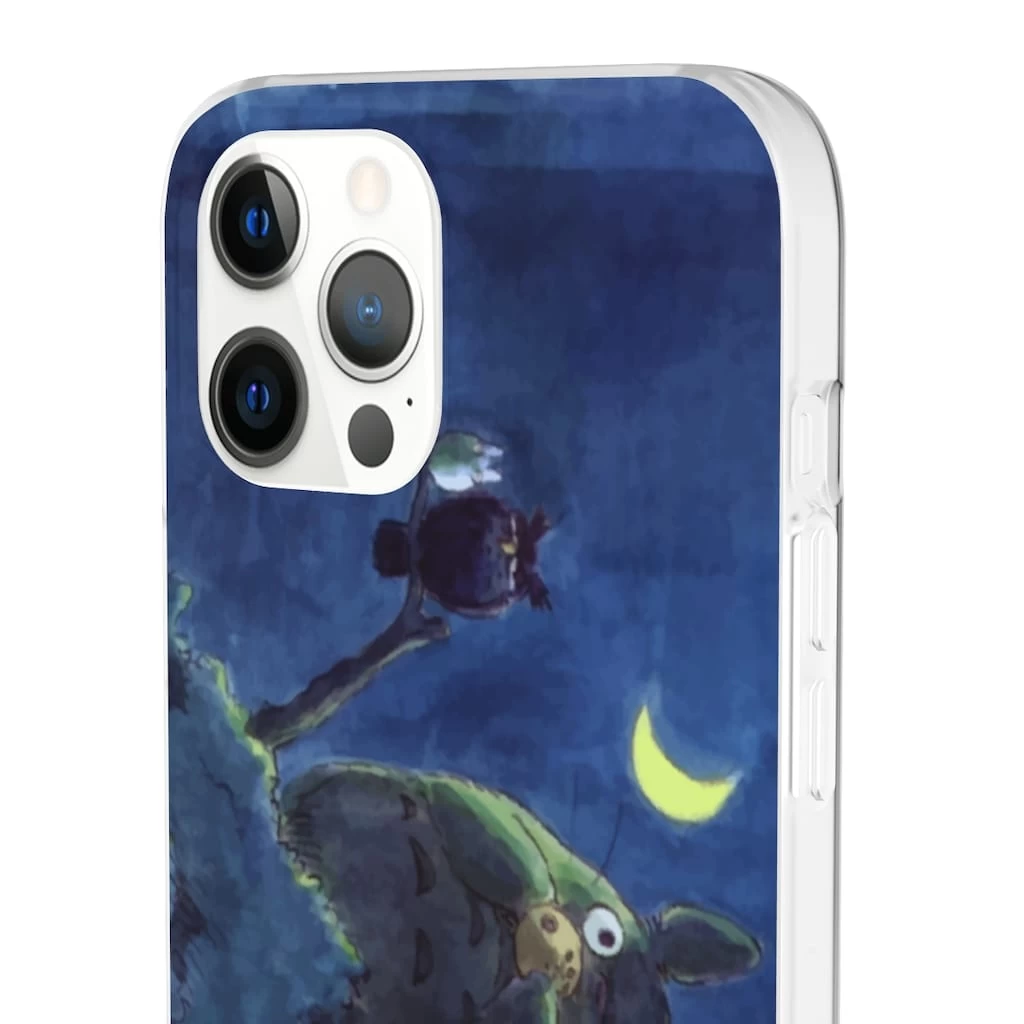 My Neighbor Totoro By The Moon Pastel Art IPhone Cases 4 My Neighbor Totoro By The Moon Pastel Art IPhone Cases - Image 2
