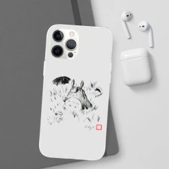 Totoro And The Girls Ink Painting IPhone Cases 36 Totoro And The Girls Ink Painting IPhone Cases -Ghibli Shop 68168 56 2