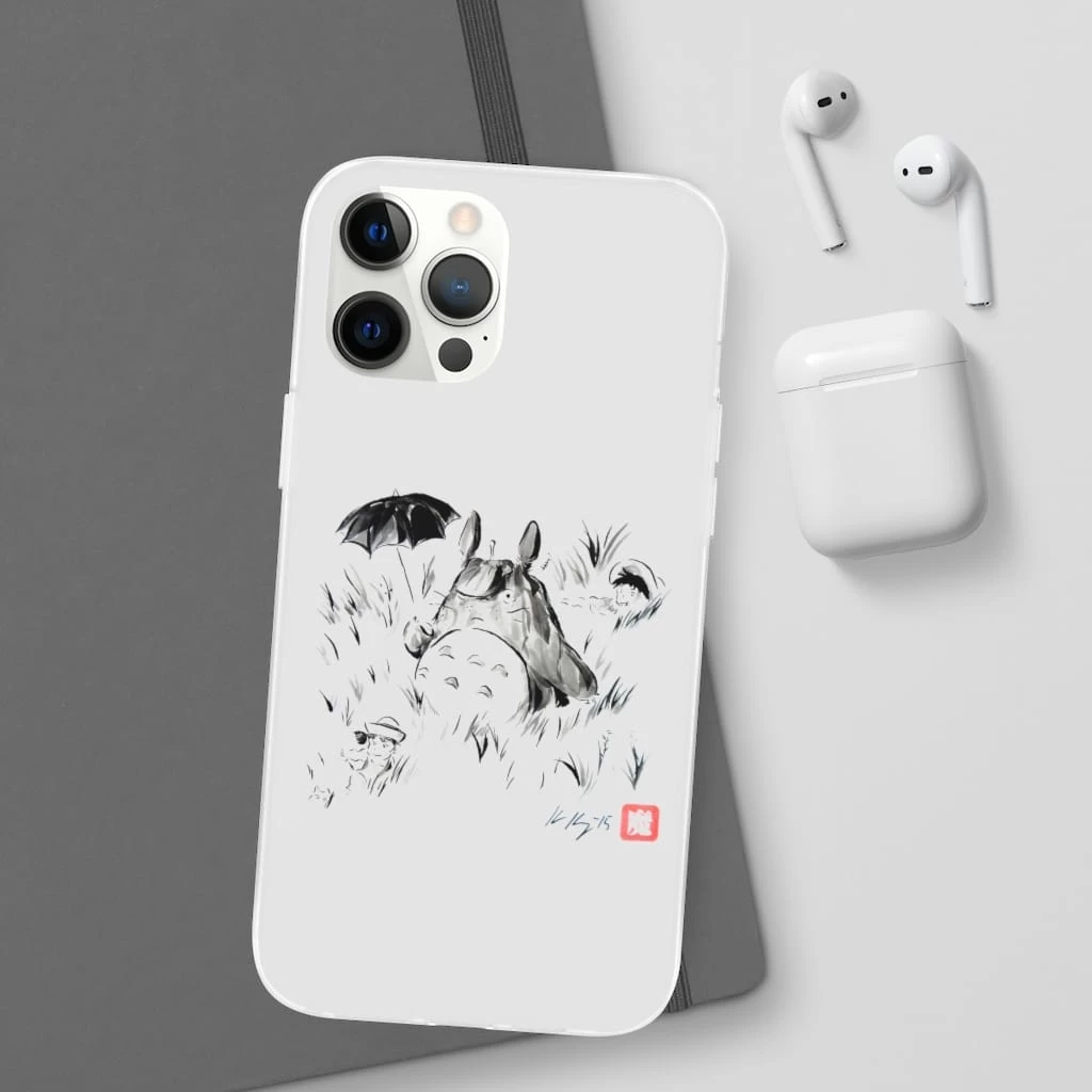 Totoro And The Girls Ink Painting IPhone Cases 17 Totoro And The Girls Ink Painting IPhone Cases - Image 15