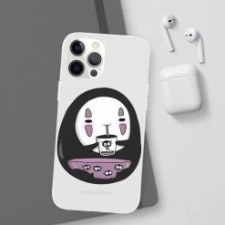 Cute No Face Kaonashi Drinking Bubble Tea IPhone Cases -Ghibli Shop 68168 599
