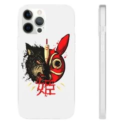 Princess Mononoke Mask & Wolf IPhone Cases -Ghibli Shop 68168 6 2