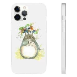 Totoro With Flower Umbrella IPhone Cases -Ghibli Shop 68168 6