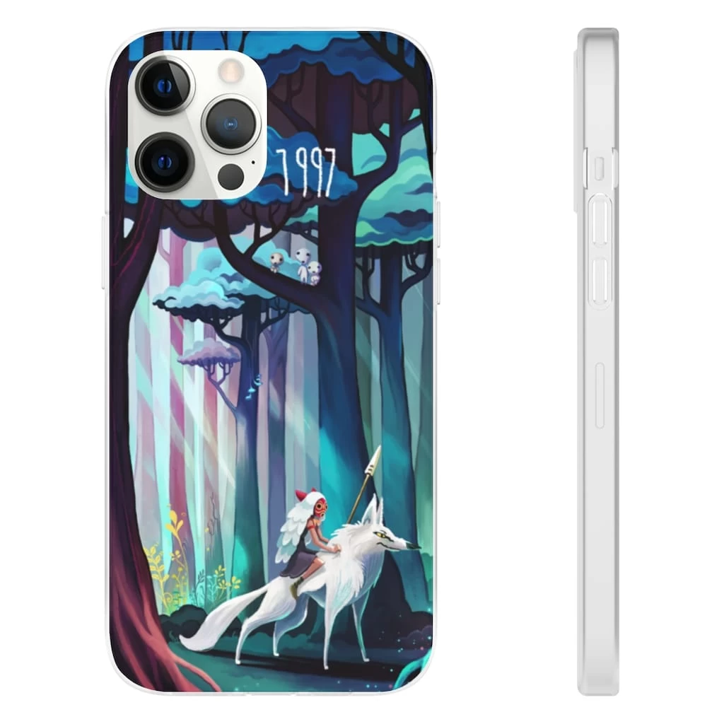 Princess Mononoke 1997 Illustration IPhone Cases 3 Princess Mononoke 1997 Illustration IPhone Cases