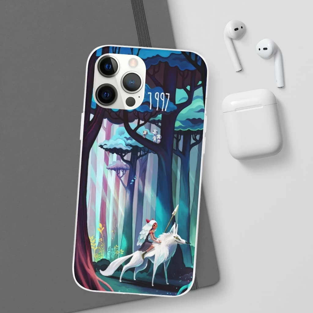 Princess Mononoke 1997 Illustration IPhone Cases 5 Princess Mononoke 1997 Illustration IPhone Cases - Image 3