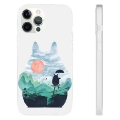 Totoro On The Line Lanscape IPhone Cases