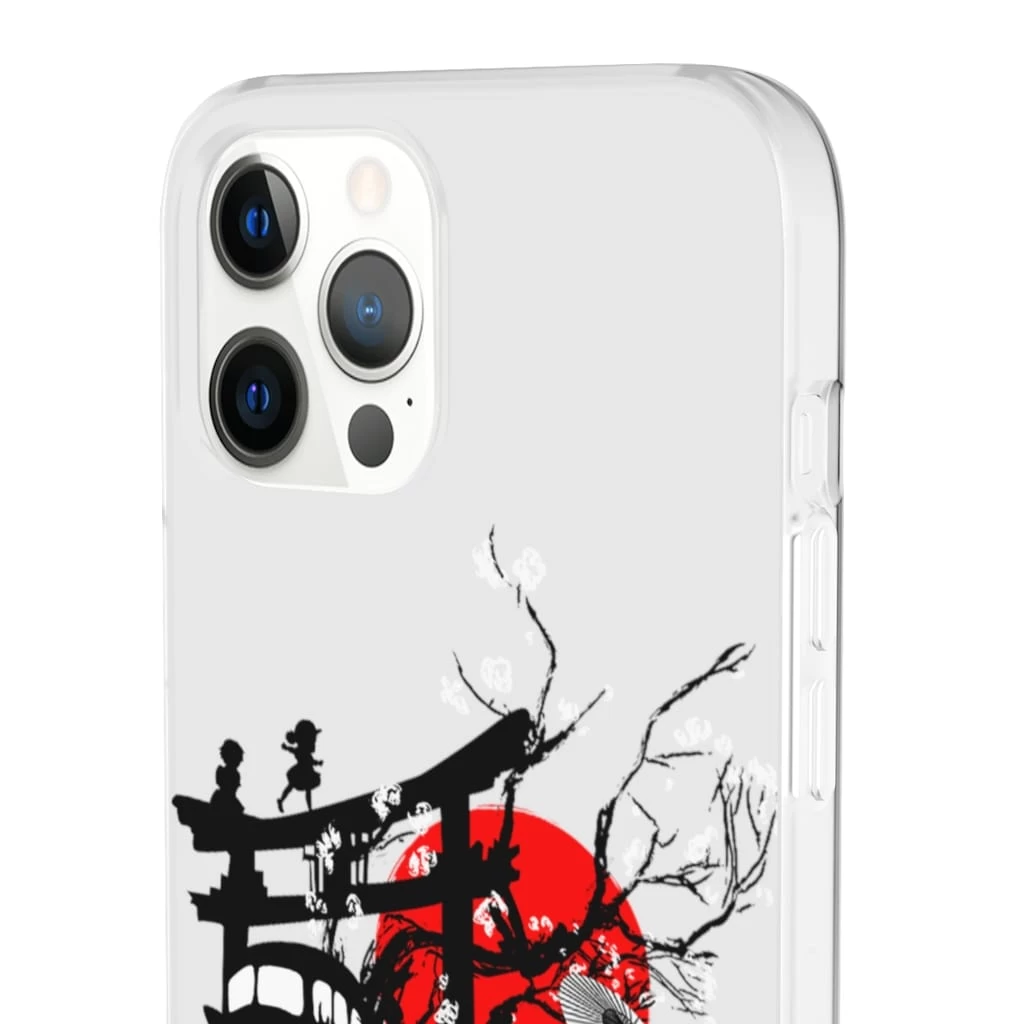 Totoro And Friends By The Red Moon IPhone Cases 4 Totoro And Friends By The Red Moon IPhone Cases - Image 2