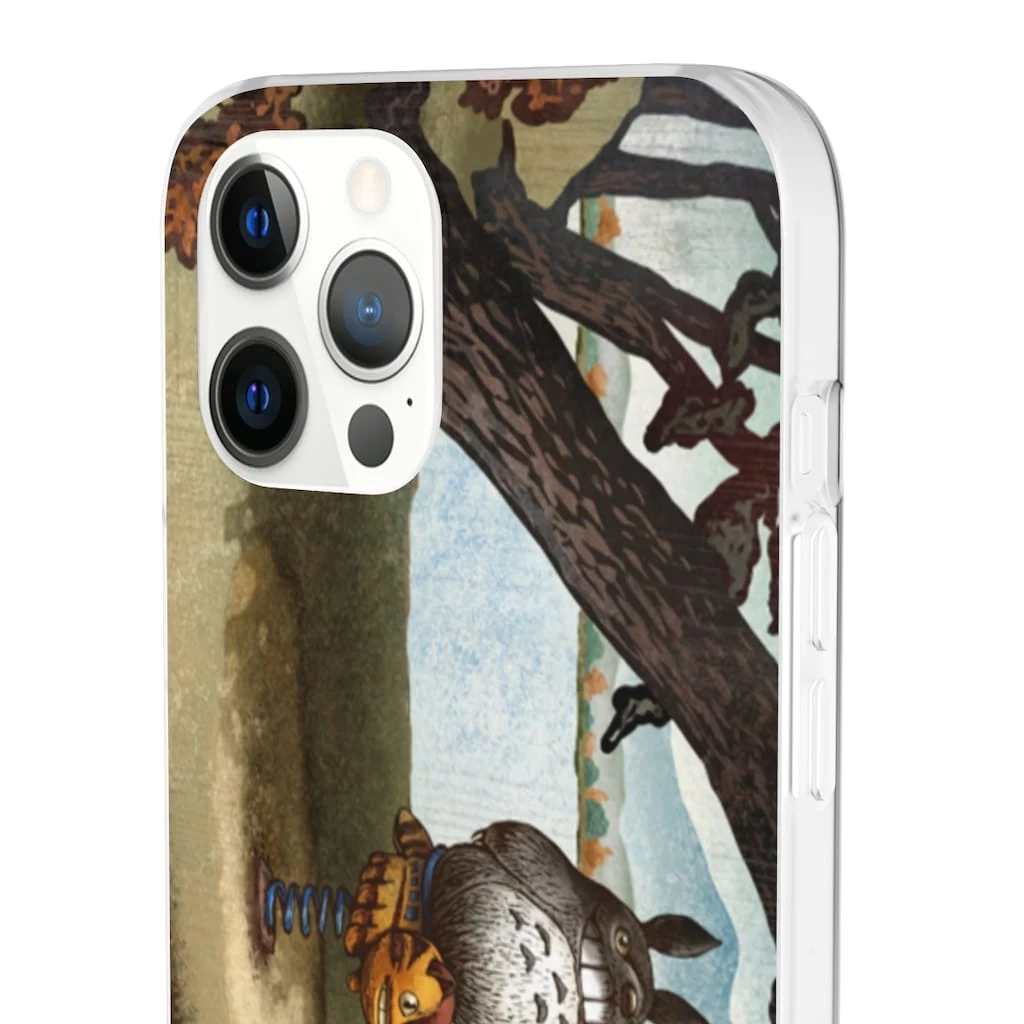 Totoro On The Catbus Spring Ride IPhone Cases 4 Totoro On The Catbus Spring Ride IPhone Cases - Image 2