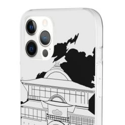 Spirited Away Bathhouse Illustrated Graphic IPhone Cases -Ghibli Shop 68168 754