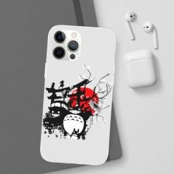 Totoro And Friends By The Red Moon IPhone Cases 24 Totoro And Friends By The Red Moon IPhone Cases -Ghibli Shop 68168 8 3