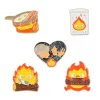 Howl’s Moving Castle Naughty Calcifer Badge Pins 5pcs/set -Ghibli Shop Anime Collection Enamel Pins Set Custom Cartoon Icon Brooch Lapel Badge JOJO Bojji Nezuko SK Cute.jpg 640x640