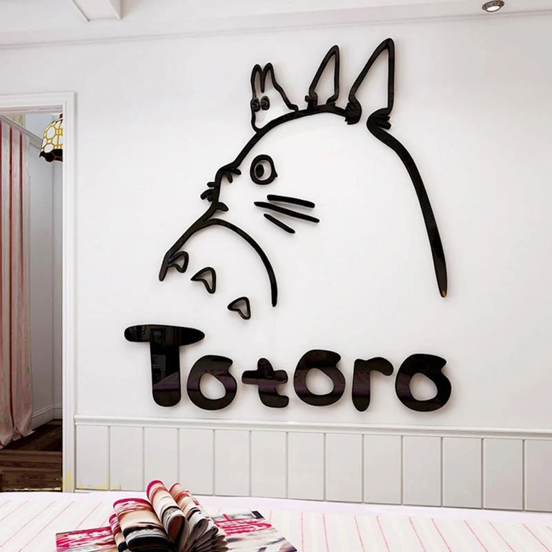 My Neighbor Totoro Acrylic 3D Wall Decor Stickers 3 My Neighbor Totoro Acrylic 3D Wall Decor Stickers