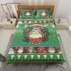 My Neighbor Totoro Green Christmas Bedding -Ghibli Shop BEDSET 605 MOCKUP 1