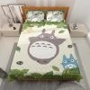 Totoro And Friends Quilt Bedding Set -Ghibli Shop BEDSET 648 MOCKUP 1