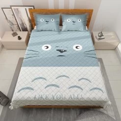Totoro Like You All Quilt Bedding Set