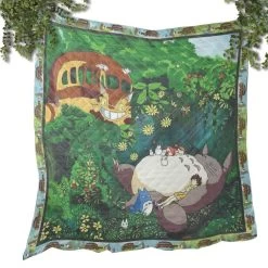 My Neighbor Totoro In The Forest Quilt Blanket