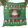 My Neighbor Totoro Green Christmas Quilt Blanket -Ghibli Shop BLANKET 605 MOCKUP 2
