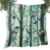 Totoro And Friends In The Jungle Quilt Blanket -Ghibli Shop BLANKET 655 MOCKUP 2