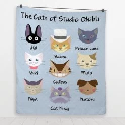 The Cat Of Studio Ghibli Quilt Blanket -Ghibli Shop BLANKET 660 MOCKUP 3
